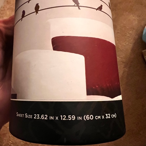 Bird design adhesive decal wall art. Birds in the wire design. - Picture 3 of 8